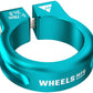 Wheels Manufacturing Seatpost Clamp - 34.9mm, Bolt-On, Teal