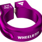 Wheels Manufacturing Seatpost Clamp - 34.9mm, Bolt-On, Purple