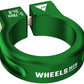 Wheels Manufacturing Seatpost Clamp - 34.9mm, Bolt-On, Green