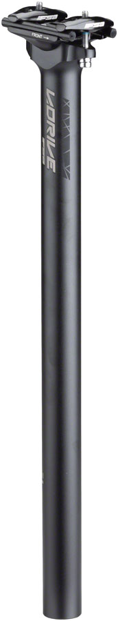 FSA V-Drive Seatpost, 27.2mm Diameter, 400mm Length, 0mm Offset, MTB/Road Compatible – Black