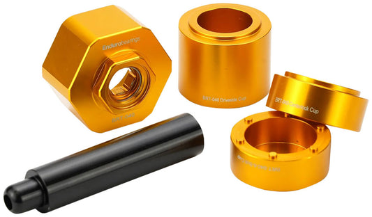 Enduro BRT-040-Hub Bearing Removal/Installation Tool Kit - For Hubs with Axle Stops, For use with BRT-060 and BRT-050 Bearing Presses
