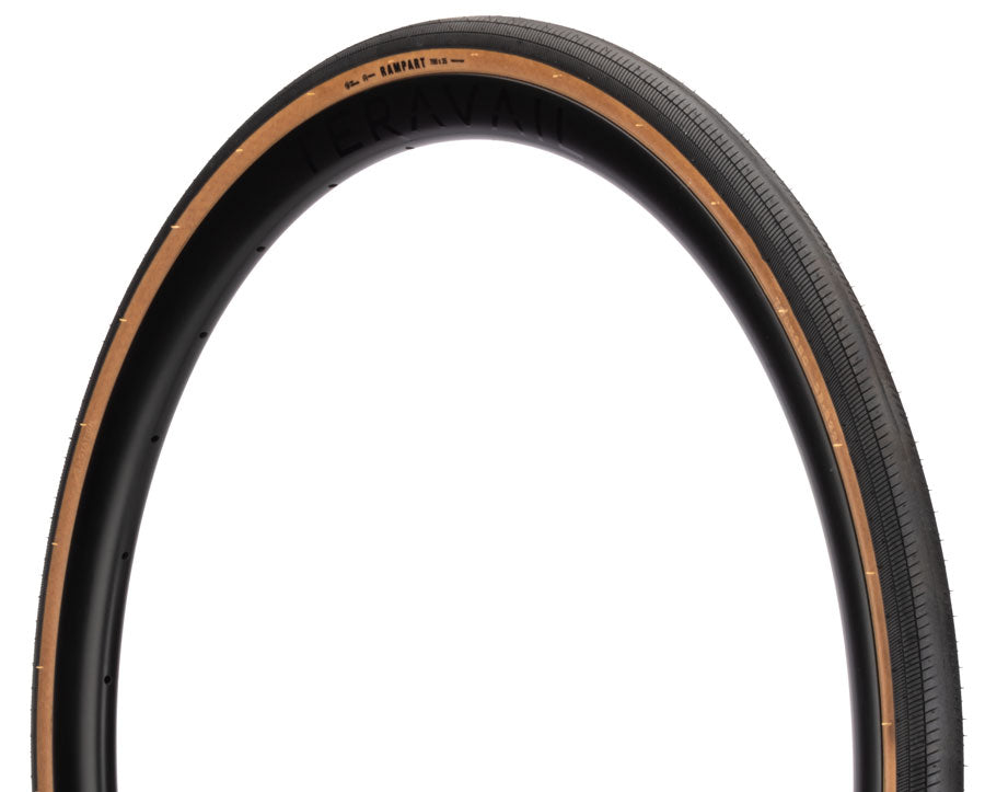 Teravail Rampart Tire - 700 x 35, Tubeless, Folding, Tan, Durable, Fast Compound