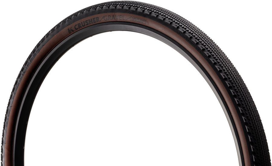 Kenda Crusher Tire - 700 x 50, Tubeless, Folding, Black/Coffee, Race Pace, K-Series