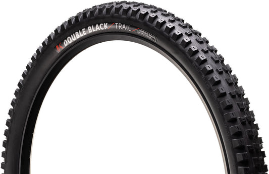Kenda Double Black Tire - 27.5 x 2.40, Tubeless, Folding, Black, Trail, Dual Layer, K-Series