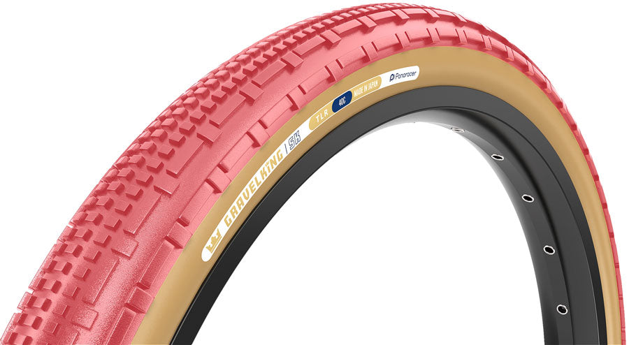 Panaracer GravelKing SK Tire - 700 x 40, Tubeless, Folding, Sakura/Brown