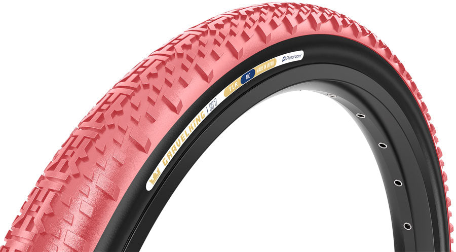 Panaracer GravelKing X1 Tire - 700 x 40, Tubeless, Folding, Sakura/Black