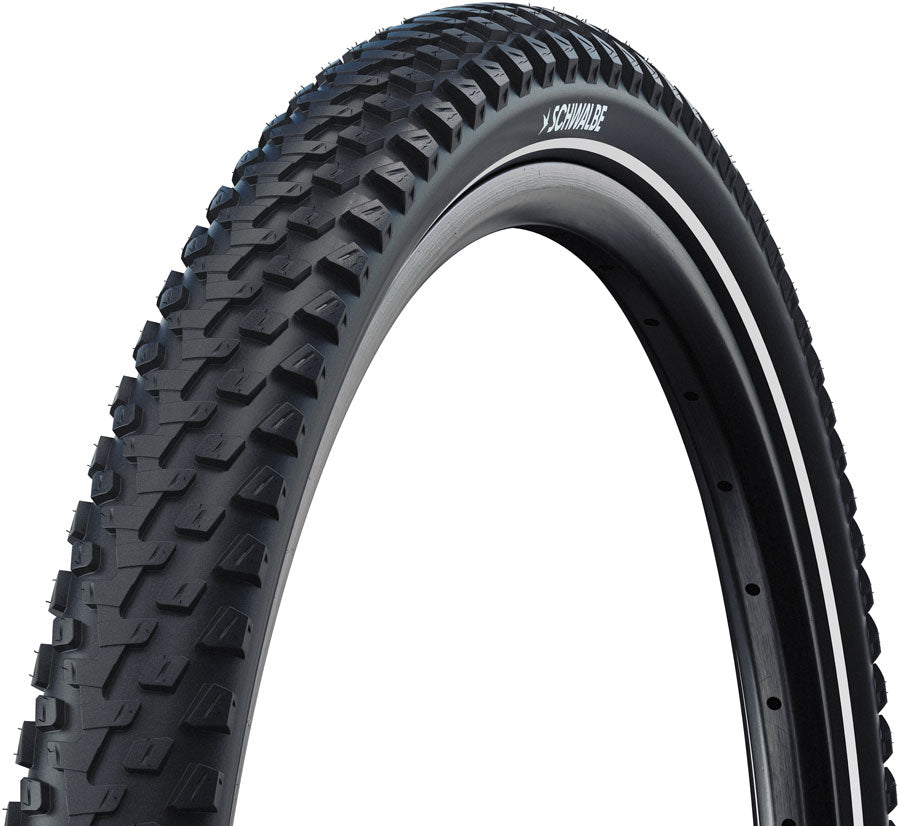 Schwalbe Marathon Plus MTB Tire - 650b x 57 / 27.5 x 2.25, Clincher, Wire, Black/Reflex, Performance, SmartGuard, Addix, E-50