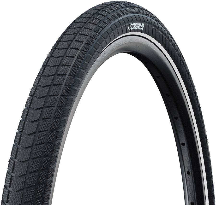 Schwalbe Motion Super Moto-X Tire - 20 x 2.40, Clincher, Wire, Black/Reflex, Standard, GreenGuard, DB Defense, Addix Green, E-50