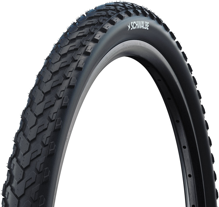 Schwalbe Motion Land Cruiser Tire - 700 x 40, Clincher, Wire, Black, Standard, K-Guard, Green, E-25