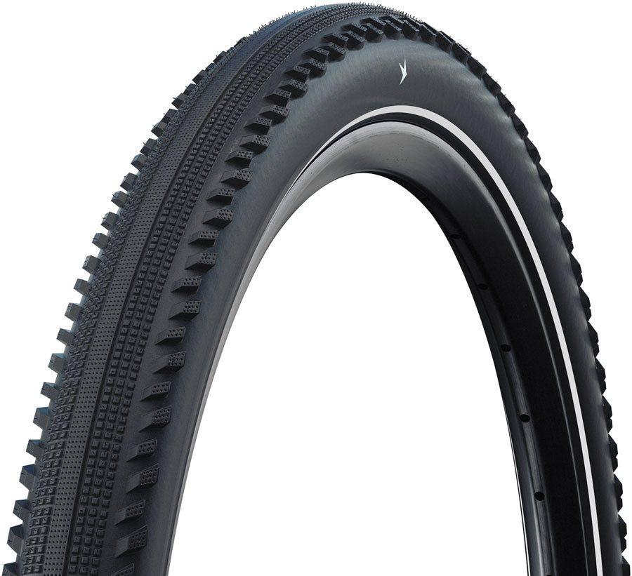 Schwalbe Motion Hurricane Tire - 700 x 42, Clincher, Wire, Black/Reflex, Standard, RaceGuard, Addix, E-50