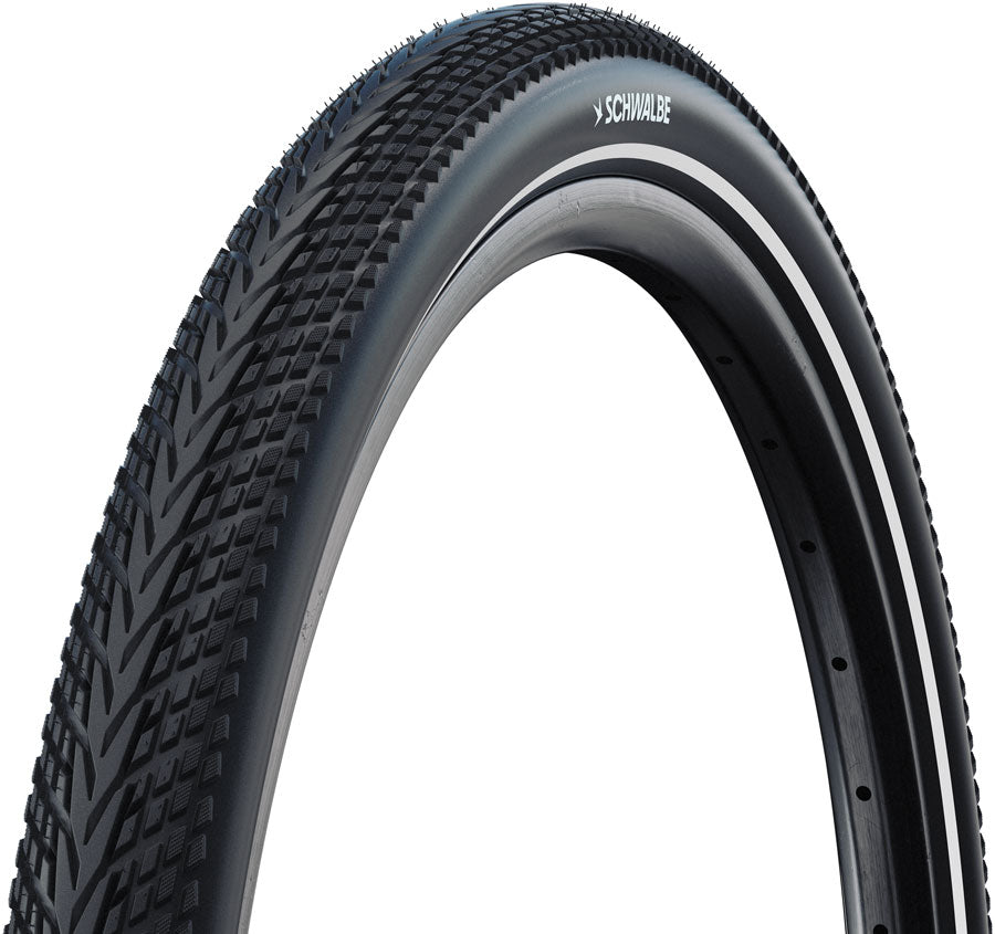 Schwalbe Marathon Almotion Pro Tire - 700 x 45, Tubeless, Folding, Black/Reflex, Pro, V-Guard, Addix Race, E-50