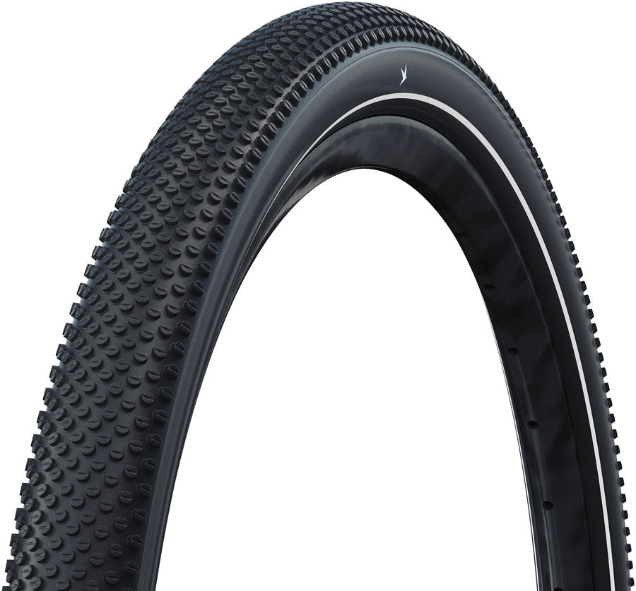Schwalbe G-One Allround Tire - 700 x 35, Tubeless, Folding, Black, Performance, RaceGuard, Addix Green, E-25