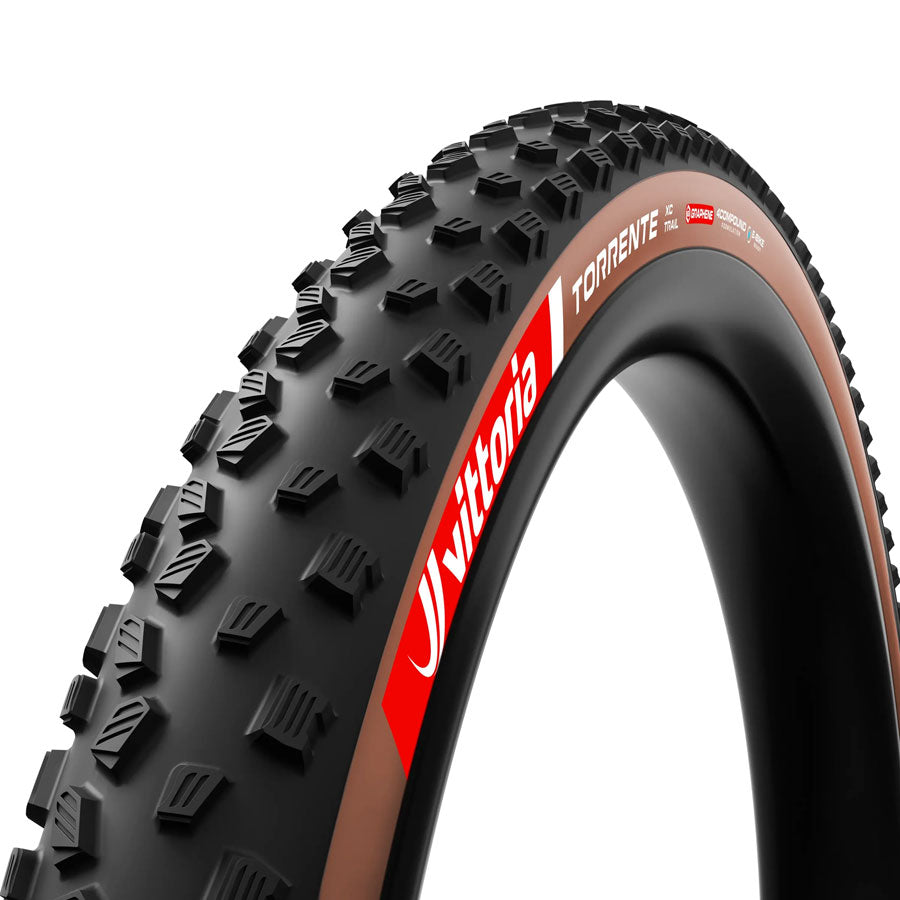 Vittoria Torrente XC Trail Tire - 29 x 2.40, Tubeless, Folding, Black/Brown, 4C Graphene, G2.0, E-Bike
