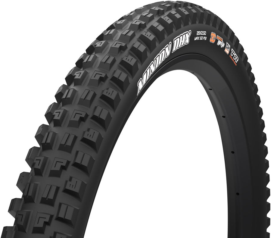 Maxxis Minion DHX Tire - 29 x 2.5, Tubeless, Folding, Black, 3C MaxxGrip, New DH, E-50