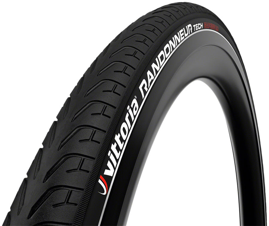 Vittoria Randonneur Tech Tire - 700 x 42, Clincher, Wire, Black/Reflective, 1C Graphene, G2.0, E-Bike