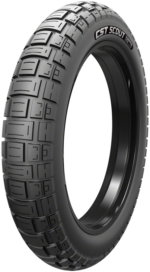 CST Scout Tire - 20 x 4.0, Clincher, Wire, Black, Ebike