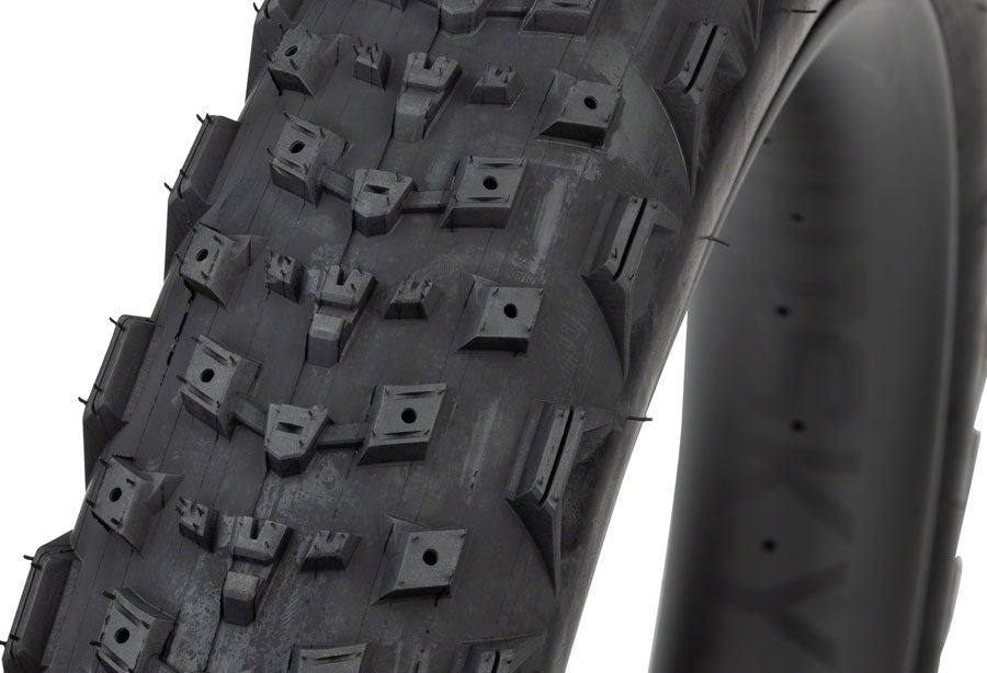 45NRTH Dillinger 4 Tire - 27.5 x 4.0, Tubeless, Folding, Black, 120 TPI, Custom Studdable