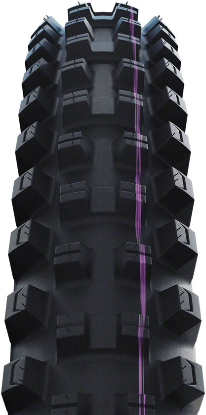 Schwalbe Shredda Front Tire - 29 x 2.50, Tubeless, Folding, Black, Evolution Line, Gravity Pro, Addix Ultra Soft, Radial, E-50