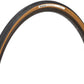 Panaracer GravelKing Slick Tire - 700 x 43, Tubeless, Folding, Black/Brown