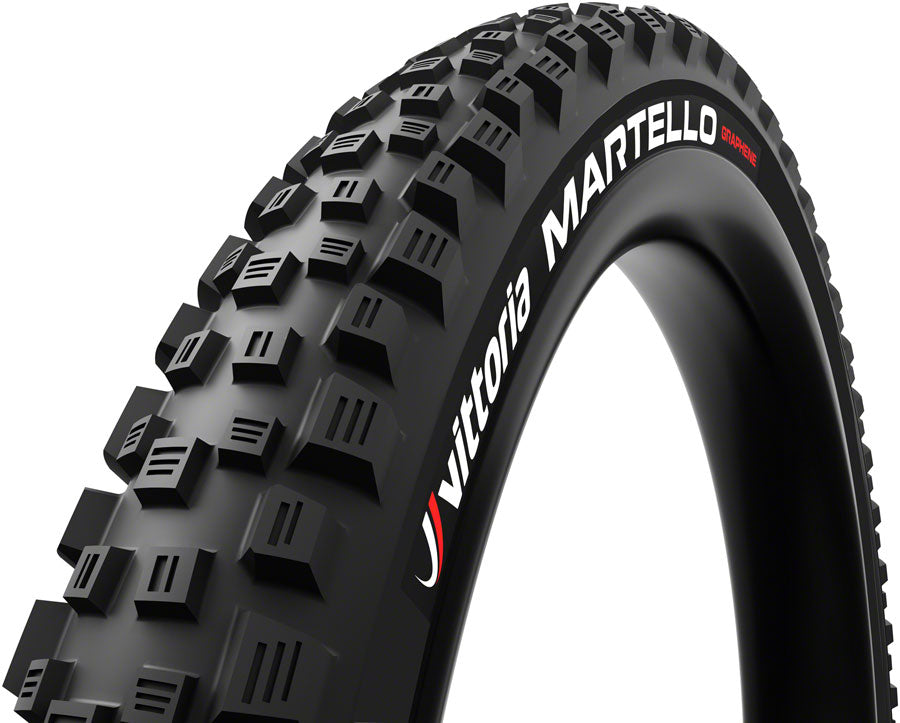 Vittoria Martello Enduro Tire - 27.5 x 2.40, Tubeless, Folding, Black, 4C Graphene, G2.0, E-Bike