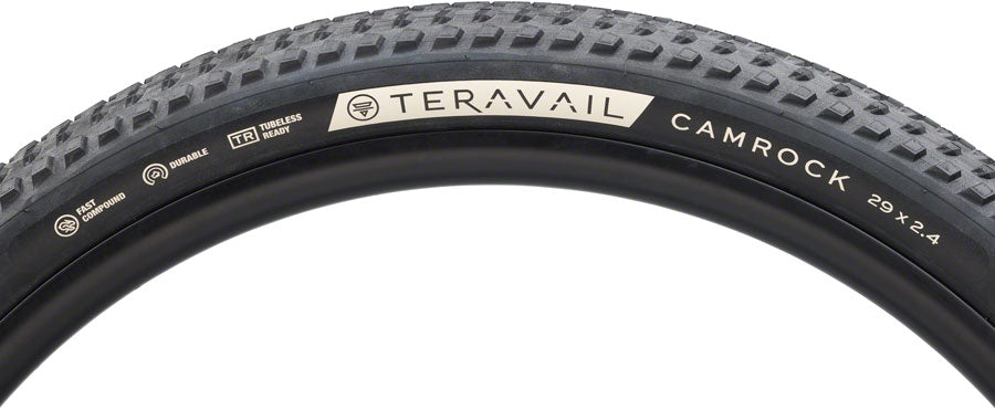 Teravail Camrock Tire - 29 x 2.4, Tubeless, Folding, Black, Light Trail, Fast Compound