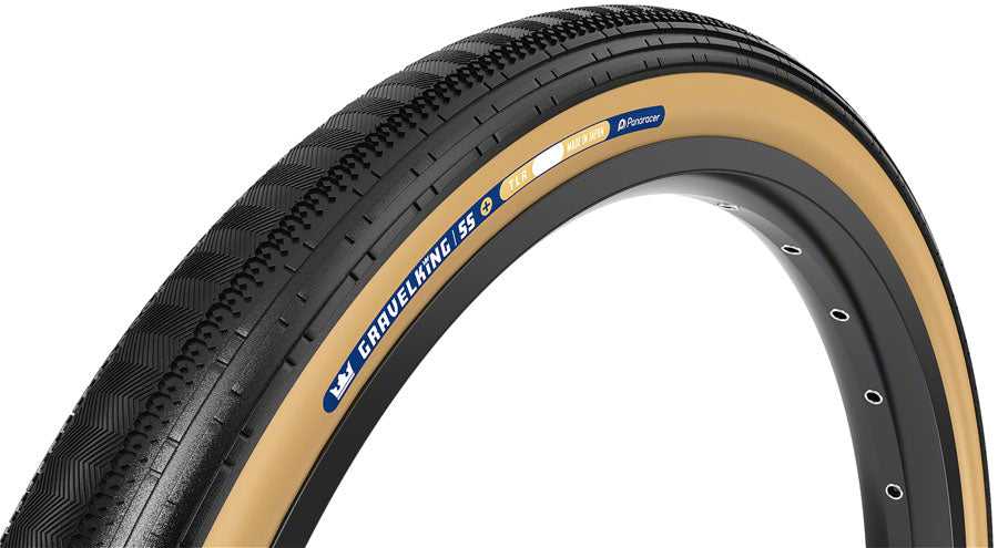 Panaracer GravelKing SS Plus Tire - 700 x 30, Tubeless, Folding, Black/Brown