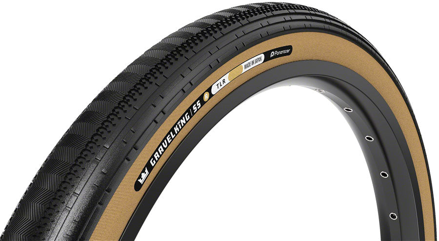 Panaracer GravelKing SS R Tire - 700 x 30, Tubeless, Folding, Black/Amber