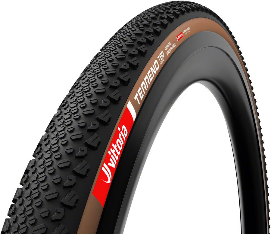 Vittoria Terreno T50 Mixed Tire - 700 x 50, Tubeless, Folding, Black/Brown, Gravel Endurance, Graphene, G2.0, E-Bike