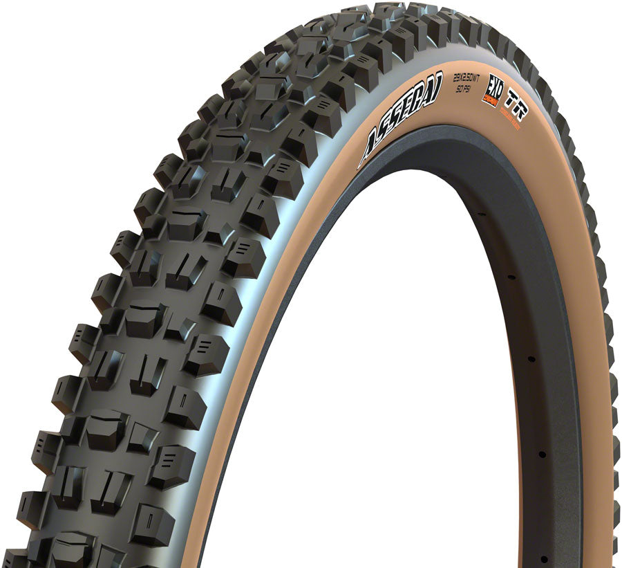 Maxxis Assegai Tire - 29 x 2.6, Tubeless, Folding, Black/Tan, EXO