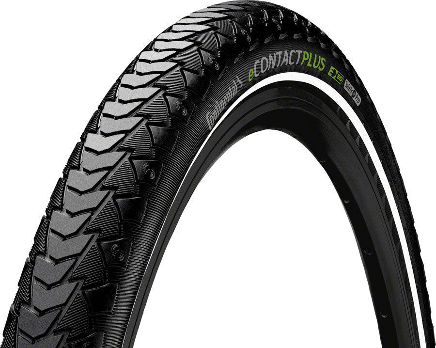 Continental eContact Plus Tire - 650b x 62 / 27.5 x 2.5, Clincher, Wire, Black/Reflex, SafetyPlus Pro Breaker, E50