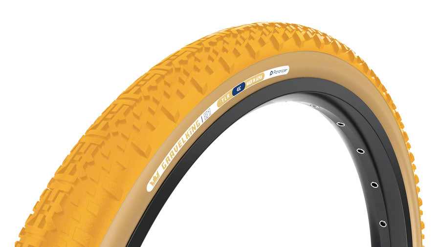 Panaracer GravelKing X1 Tire - 700 x 45, Tubeless, Folding, Honey Butter/Brown