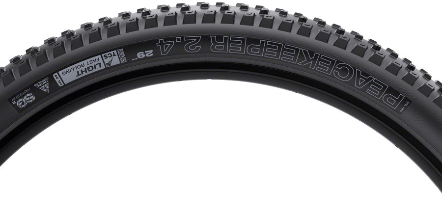 WTB Peacekeeper Tire - 29 x 2.4, TCS Tubeless, Folding, Black, Light/Fast Rolling, TriTec, SG2