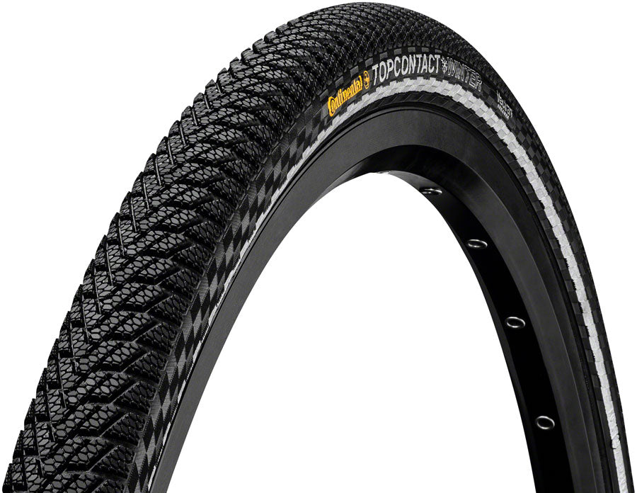Continental Top Contact Winter II Premium Tire - 27.5 x 2.00, Clincher, Folding, Black/Reflex, Vectran Breaker, E50