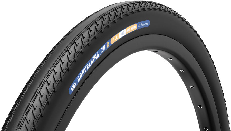 Panaracer GravelKing ZX Plus Tire - 700 x 55, Tubeless, Folding, Black
