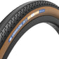 Panaracer GravelKing ZX Plus Tire - 700 x 55, Tubeless, Folding, Black/Brown
