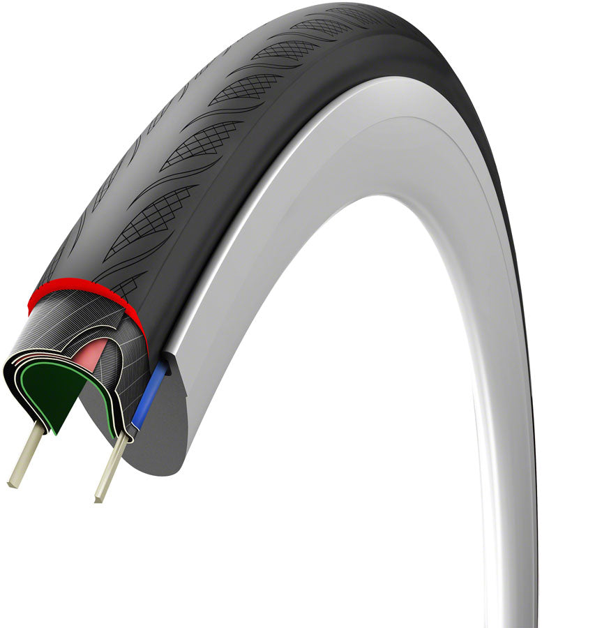 Vittoria Rubino V Tire - 700 x 26, Tubeless, Folding, Black, 1C Graphene + Silica, G2.0