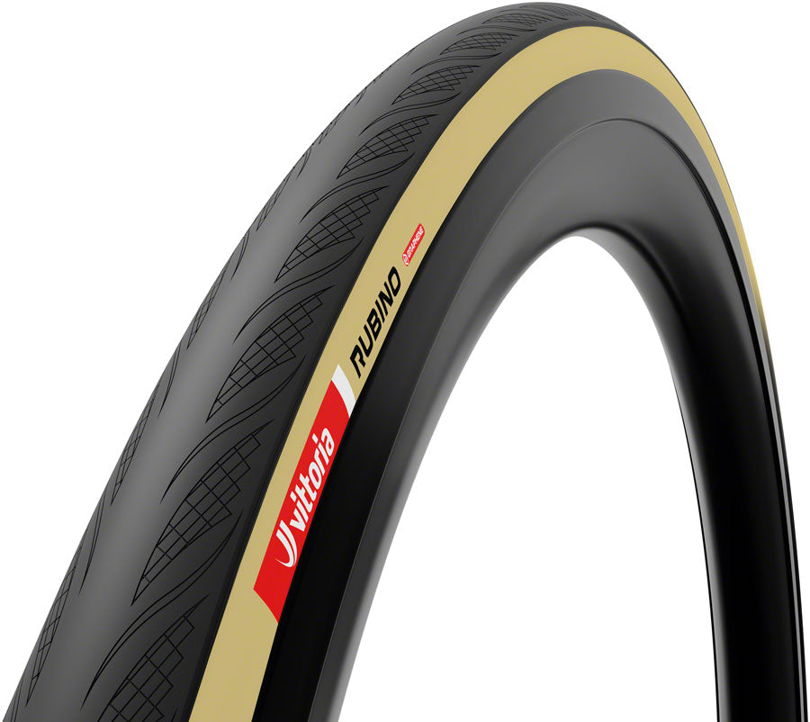 Vittoria Rubino V Tire - 700 x 28, Tubeless, Folding, Black/Tan, 1C Graphene + Silica, G2.0