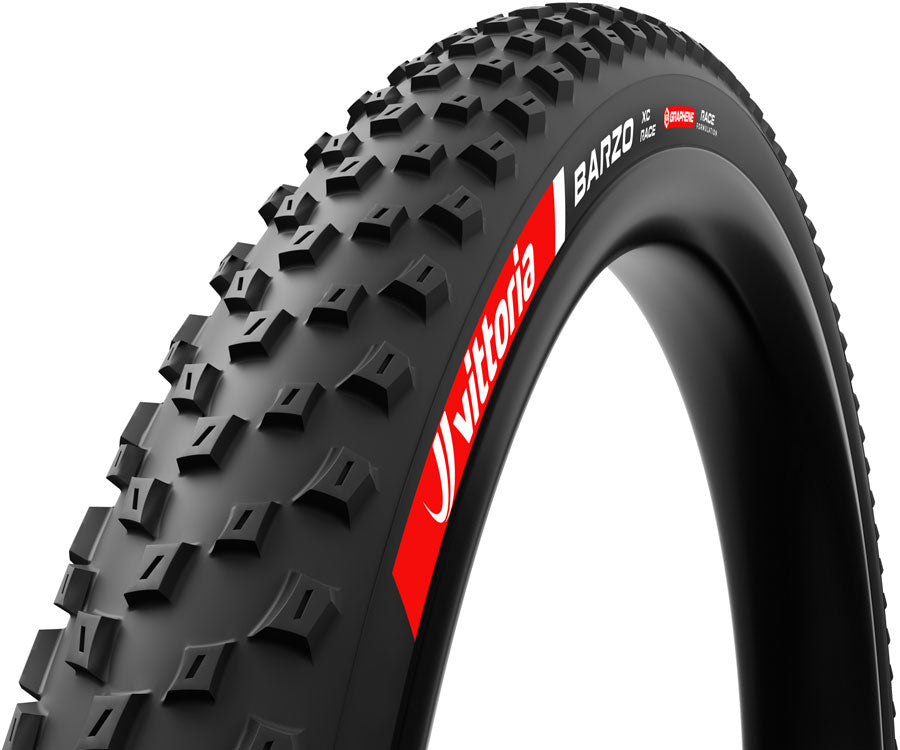 Vittoria Barzo XC Race Tire - 29 x 2.25, Tubeless, Folding, Black, Race Graphene + Silica