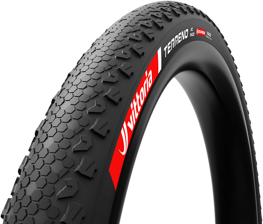 Vittoria Terreno XC Race Tire - 29 x 2.40, Tubeless, Folding, Black, Race Graphene + Silica