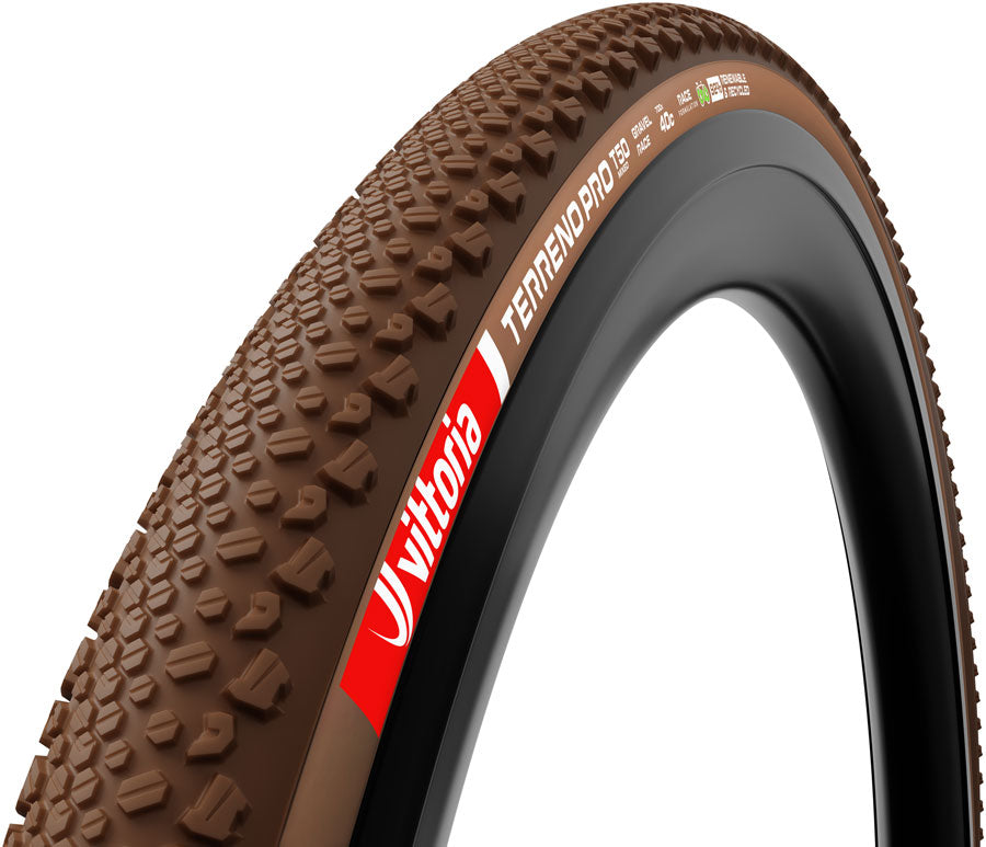 Vittoria Terreno Pro T50 Mixed Tire - 700 x 40, Tubeless, Folding, Black/Brown, Eco Gravel Race