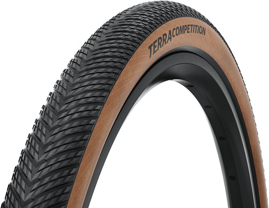 Continental Terra Competition Tire - 700 x 45, Tubeless, Folding, Black/Transparent, Grip, Trail Casing, E25