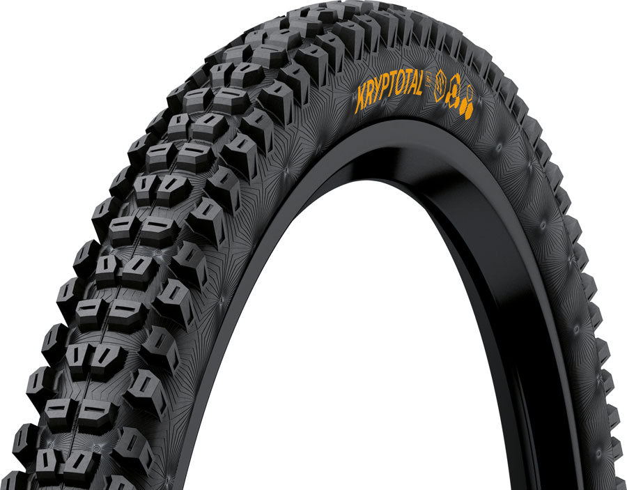 Continental Kryptotal Rear Tire - 29 x 2.40, Tubeless, Folding, Black, SuperSoft, Enduro Casing, E25