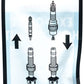 Stan's Tubeless Exo-Core Valve Stem Housing Kit - Alloy, Black, Fits Universal+ Valves, Pair