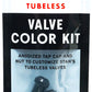 Stan's Tubeless Valve Stem Cap Color Kit - Black, Pair