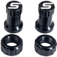 Stan's Tubeless Valve Stem Cap Color Kit - Black, Pair