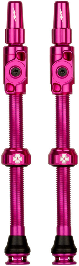 Muc-Off Big Bore Lite Tubeless Valve Stems - 2XLarge, 70mm, Pink