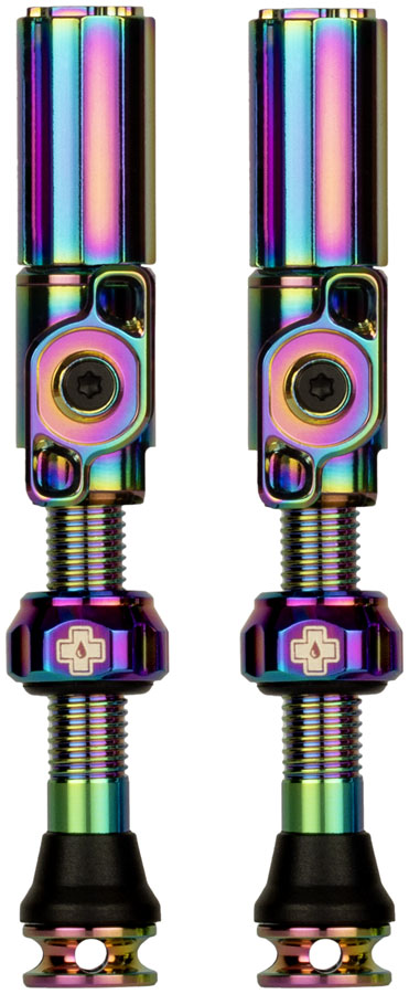 Muc-Off Big Bore Hyrid Tubeless Valve Stems - Medium, 35mm, Iridescent
