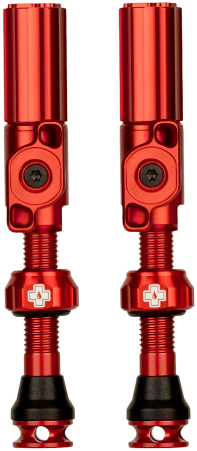 Muc-Off Big Bore Hyrid Tubeless Valve Stems - Medium, 35mm, Red