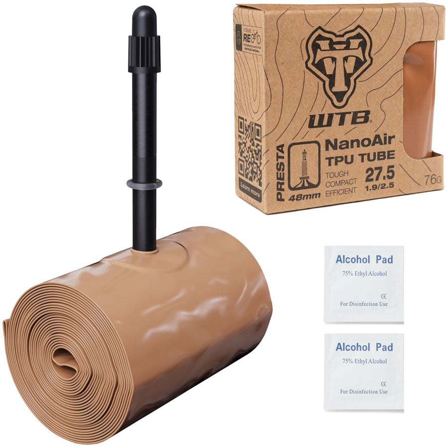 WTB NanoAir TPU Tube - 27.5 x 1.9 - 2.5, 48mm Presta Valve