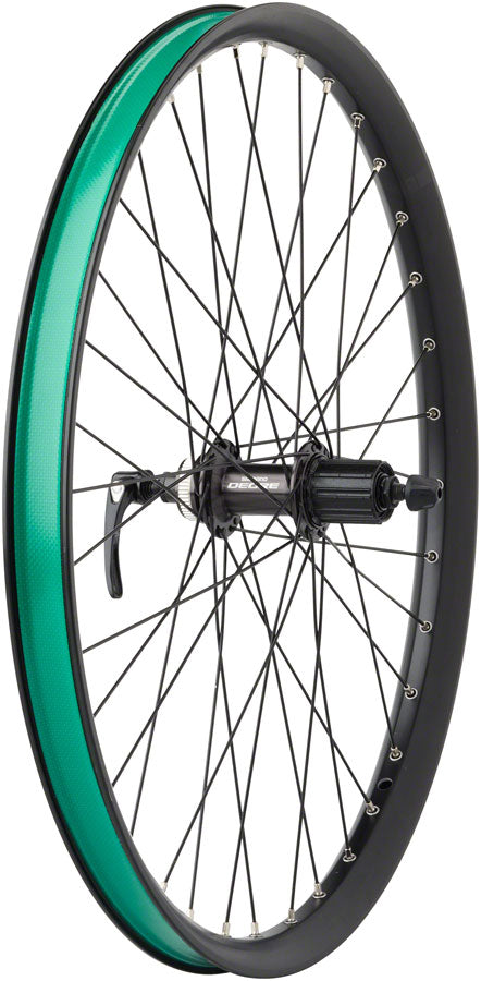 Benno Rear Wheel - Boost 2020-21, Shimano HG, Center-Lock, QRX135mm, 24", Clincher, Black